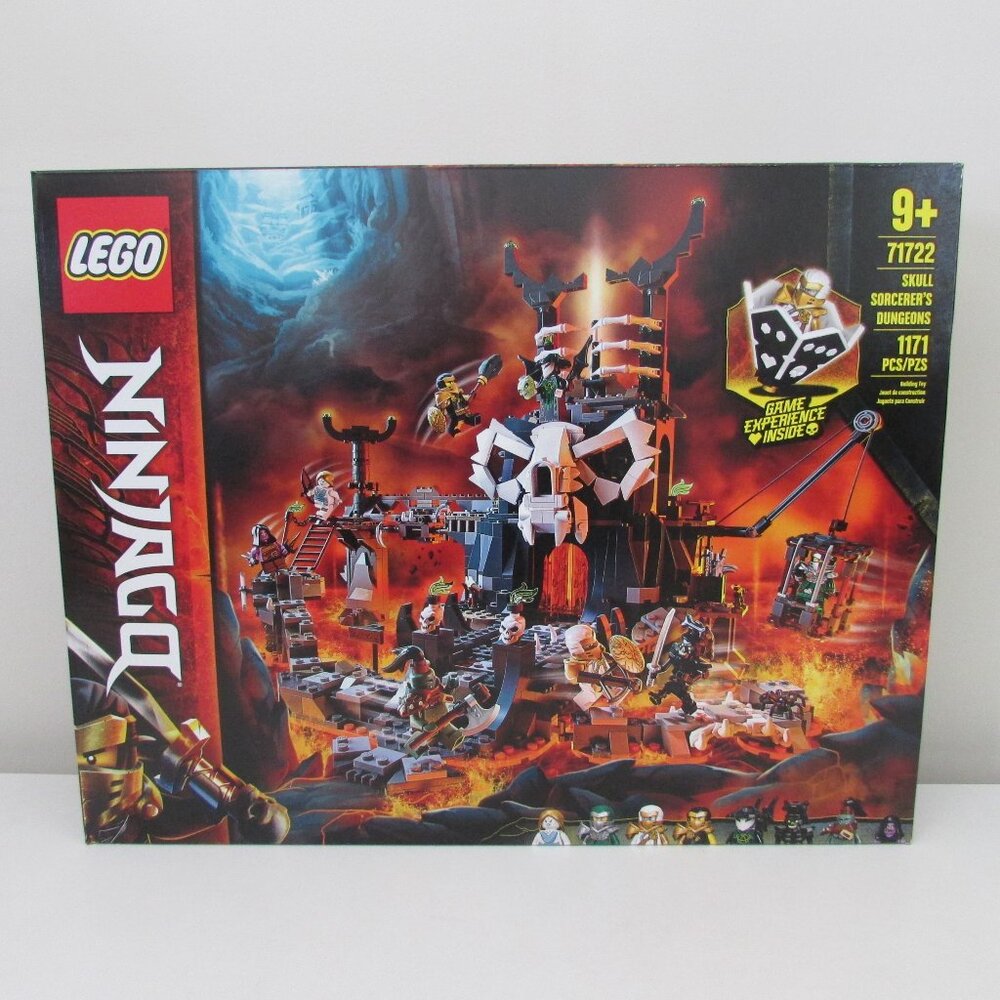 NEW Lego Ninjago Skull Sorcerer's Dungeon Set 71722, retired